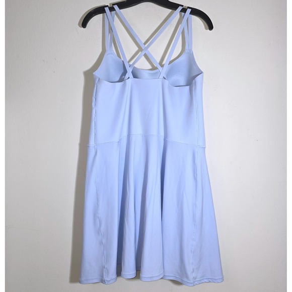 OFFLINE By Aerie Activewear Real Me Hold Up! Strappy Skort Dress Blue EUC - Picture 7 of 12